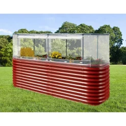 Hochbeetabdeckung Basic 858 mit Erweiterung