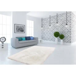 Hochflorteppich „Cosy 310 Weiß“, 80x150cm