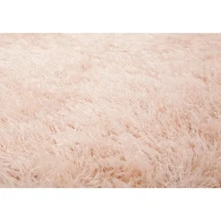 Hochflorteppich „Diamond 700 Puderrosa“, Ø160cm Rund