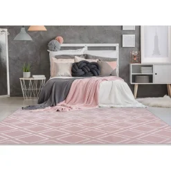 Hochflorteppich „Monroe 300“, rosa