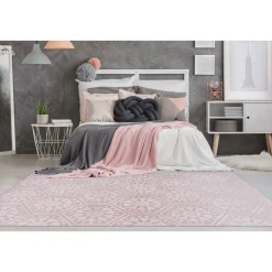 Hochflorteppich „Monroe 200“, rosa