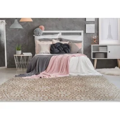 Hochflorteppich Monroe 200 taupe