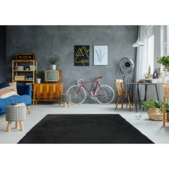 Hochflorteppich „Rabbit 100“, anthrazit