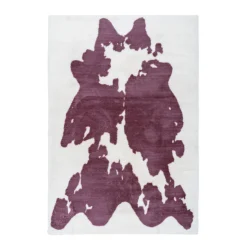 Hochflorteppich Rabbit Animal 500 lilac/weiß