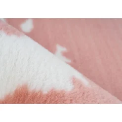 Hochflorteppich Rabbit Animal 500 rosa/weiß