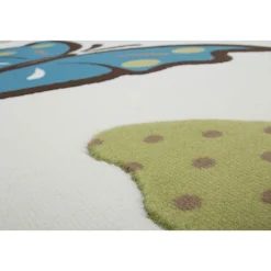 Hochflorteppich „Rabbit Animal 400“, schwarz/weiß