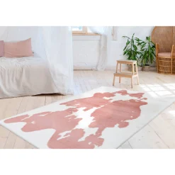 Hochflorteppich „Rabbit Animal 500“, rosa/weiß^ Best