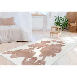 Hochflorteppich „Rabbit Animal 500“, taupe/weiß* Discount