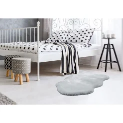 Hochflorteppich „Rabbit Sheepskin 200“, grau/blau* Outlet