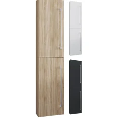 Hochschrank VCB 6" große Tür weiß*VCM Discount