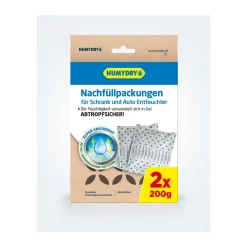 Humydry Luftentfeuchter Nachfüllpack Ecobox 200g 2er Set