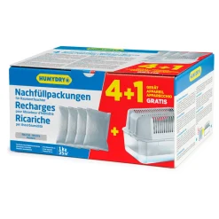 Humydry Nachfüllpack 4 x 1 kg inkl 1 Pylar-Gerät