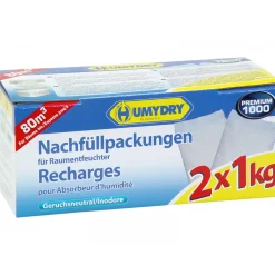 Humydry Nachfüllpack Raumentfeuchter PREMIUM 2 x 1000g