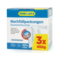 Nachfüllpack Raumentfeuchter PREMIUM 3 x 450g*Humydry Clearance