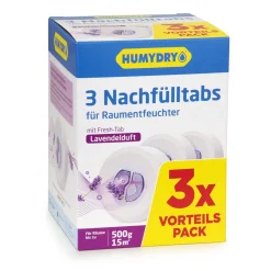 Nachfülltabs 3 x 500g Lavendel*Humydry Outlet