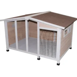 Hundehütte Overview 134 x 92 x 82 cm braun^ Best