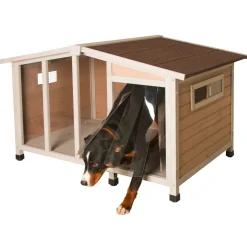 Hundehütte Overview 134 x 92 x 82 cm braun^ Best