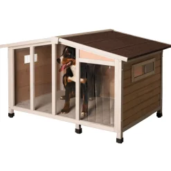 Hundehütte Overview 134 x 92 x 82 cm braun^ Best