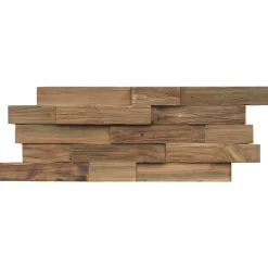 Indo FSC Teak Paneel 10 Stück 500 x 200 x 10-20 mm