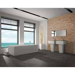 Wandverkleidung Beachwood Heavea Natural 10er-Set*Indo Clearance