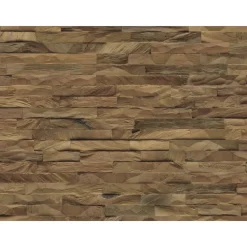 Wandverkleidung Teak Diamond Natur 11er-Set*Indo Online