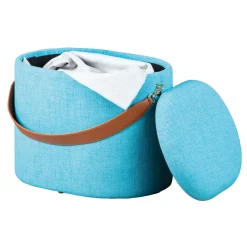 Inter Link Hocker „Dilia“, ocean blue