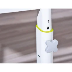 Schüler-Schreibtisch „2 Colorido“, weiß Pink-Grün, 100x84x55 cm^Inter Link Online