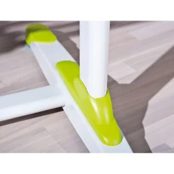 Schüler-Schreibtisch „2 Colorido“, weiß Pink-Grün, 100x84x55 cm^Inter Link Online