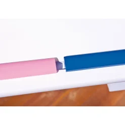 Schreibtisch „Baru“, mit Schublade, rosa weiß, 109x90x55 cm*Inter Link New