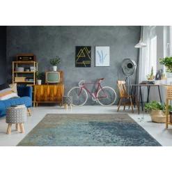 Jacquard-Teppich „Blaze 100“, multi/blau