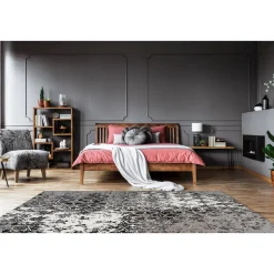 Jacquard-Teppich „Iglesia 100“, grau