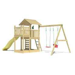 Jungle Gym Spielturm ArbourRutsche gelb