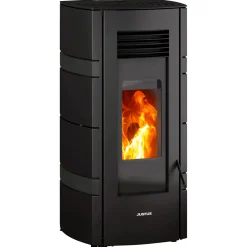 Justus Sia 8,0 kW, Stahl/Stahl, schwarz