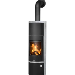 Kaminofen Faro Aqua 2.0 SpecksteinKorpus Stahl Schwarz^Justus