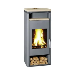 Wamsler Kaminofen Orpheus Sandsteingussgrau 8 kw