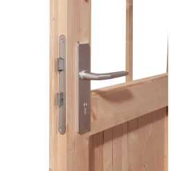 Blockbohlenhaus Kastorf 6 naturbelassen mit Anbaudach^Karibu New