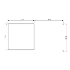 Blockbohlenhaus Kastorf 6 naturbelassen mit Anbaudach^Karibu New