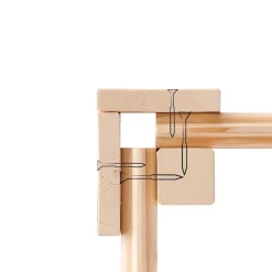 Karibu Blockbohlenhaus Theres 7 terragrau mit Dachausbauelement