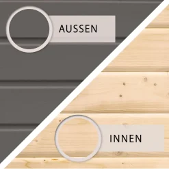 Stelzenhaus Benjamin natur inkl Rutsche rot und Netzrampe^Karibu Best