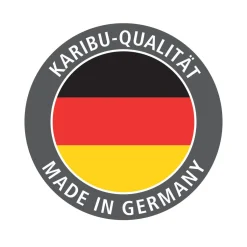 Stelzenhaus Benjamin naturbelassen inkl Rutsche blau*Karibu Best