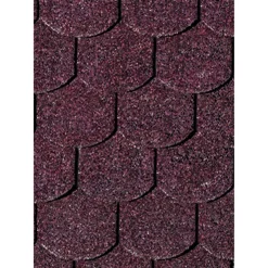 Dachschindeln Biberschwanz dunkelrot 3 m²*Karibu