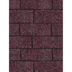 Karibu Dachschindeln Rechteck dunkelrot 3 m²