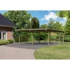 Doppelcarport Eco 2 Variante A ohne Einfahrtsbogen^Karibu Outlet