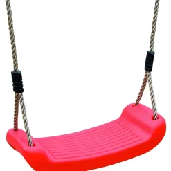 Karibu Doppelschaukel Felix mit Klettergerüst und Netzrampe naturbelassen