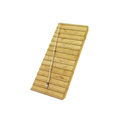 Fidel inklusive Rampe terragrau Rutsche blau*Karibu Best