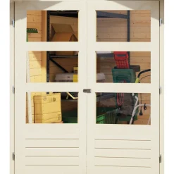 Gartenhaus Askola 4 mit Schleppdach terragrau*Karibu Best