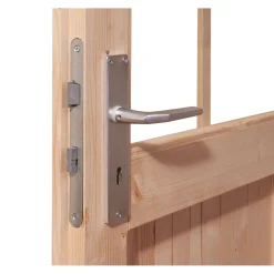 Gartenhaus Trittau 6 mit Tür Eco naturbelassen*Karibu Discount