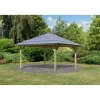Karibu Holzpavillon Holm 1/2 359 x 359 cm