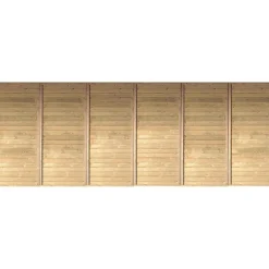 Rückwand KDI Einzel-/Doppelcarport PUR Höhe 200 cm Breite 540 cm^Karibu Best