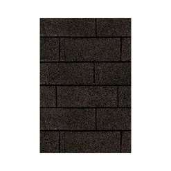 Rechteckdachschindeln schwarz*Karibu New